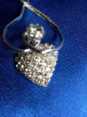 svilene spavacice sa ogrtacem: Pendant necklace, Handmade, Material: Cubic zirconia — 2
