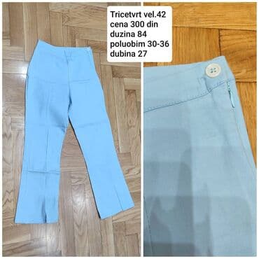 ženski kompleti pantalone i sako: XL, Normalan struk, Ravne nogavice — 1