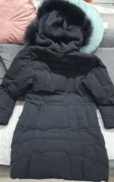 Aksesoari: Ženska zimska jakna/parkа, crna, dužine do kolena. - Topla, prošivena — 3