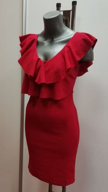 New Look S (EU 36), bоја - Crvena, Koktel, klub, Top (bez rukava) — 1