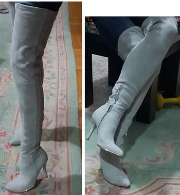 bajkerske čizme: High boots, Alexander McQueen, 37 — 2