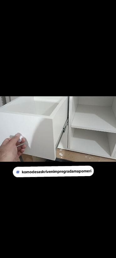 namestaj marko gruza: Komoda sa skrivenim pregradama Se izradjuje u Univera debljine 18mm — 4