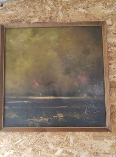 Satovi za kuću: Slika, 53 x 53 cm, Upotrebljenо — 1