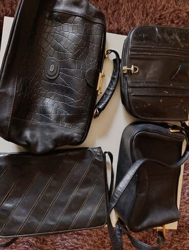 Watches: Set od 4 zenske torbe/tašni u crnoj boji, različitih modela: - Velika — 1