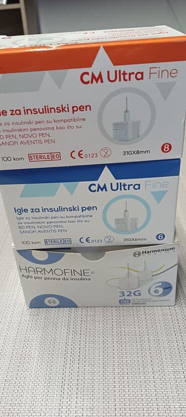 Igle za insulinski pen – više tipova - CM Ultra Fine 31G x 8 mm