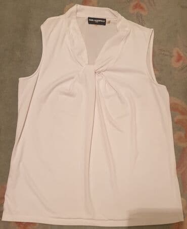 c a tunike: Karl Lagerfeld, M (EU 38), Single-colored, color - White — 1
