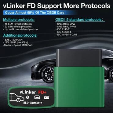 merac pritiska u gumama: Vgate vLinker FD+ ELM327 V2.2 Forscan za Ford i Mazdu, Bluetooth 4.0 — 11