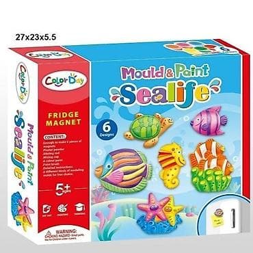 Kreativni set – Morski svet (6 magneta) Zaronite u svet boja i na lalafo.rs Kreativni set – Morski svet (6 magneta) Zaronite u svet boja i