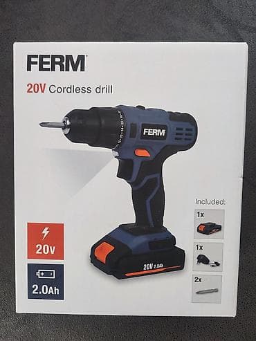 parkside hilti cena: FERM Aku bušilica 20V 2.0Ah – SET (baterija + punjač) | NOVO 2 godine — 2