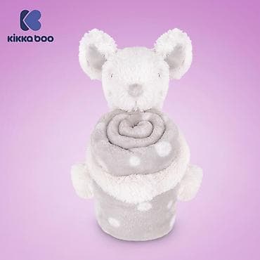 termofor za odrasle sa navlakom: KikkaBoo Baby ćebence sa plišanom igračkom 70x100 Joyful Mice - Šifra — 1