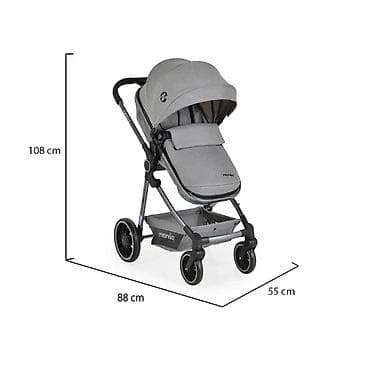 lalafo kolica za bebe: Moni Kolica za bebe Giselle 3u1 – Grey (šifra proizvoda: CAN6991-70) — 2