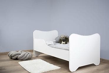 Kreveti za decu: Dečiji krevet 160x80 cm Happy Kitty – beli - Materijal — 1