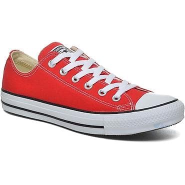 vagabond patike: Niske platnene patike, crvene boje, klasičnog “low-top” dizajna — 1