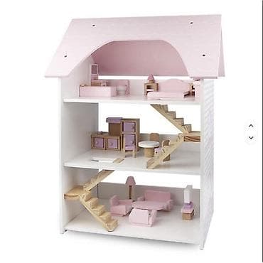 odeca za dalju prodaju: 🏡✨ DRVENA KUĆICA ZA LUTKE – VILA SA NAMEŠTAJEM 💖👧 🎀 Poklon koji će — 2