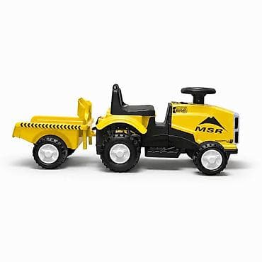 bozicni voz igracka: Traktor za decu Mini Farmer sa prikolicom (6V) – Žuti Šifra proizvoda — 1