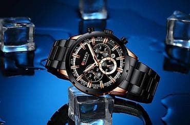 sector narukvice za sat: Ručni sat hronometar crni CURREN Premijum u kutiji + Poklon NOVO ! ! — 1