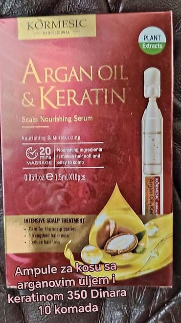 Kormesic Professional Argan Oil & Keratin – serum za negu temena u