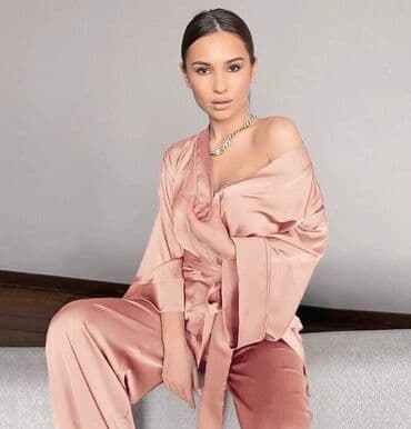 kombinezon saten: Komplet saten:2400 dinara — 4