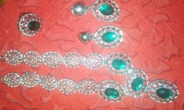 Personal Items: Set. Ogrlica, mindjuse i prsten. Novo — 1