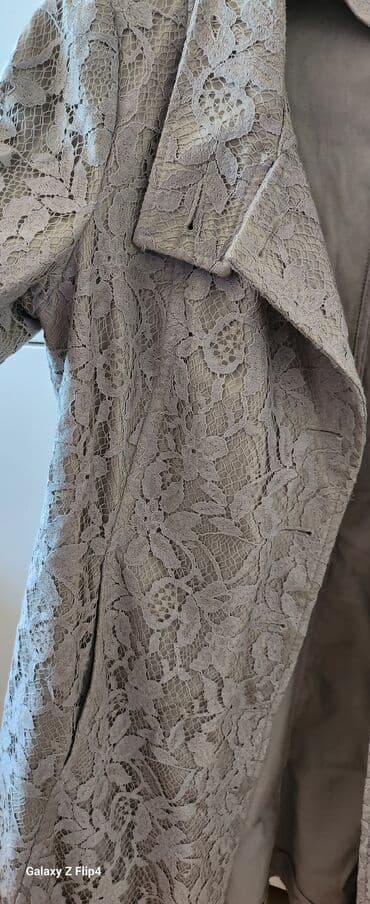 camel active jakne: S (EU 36), New, With lining, Embroidery, Floral, Single-colored, color - Grey — 7