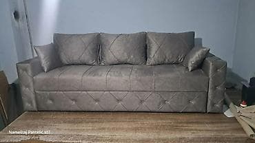 forma ideale ormari za terasu: Trosed na razvlačenje – moderan, tapaciran model sa dekorativnim — 8