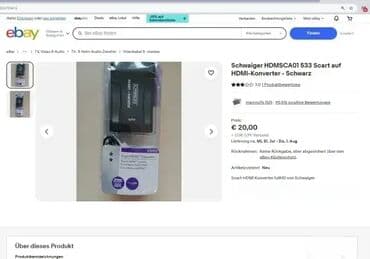 adapter za kola: *** AKCIJA *** 1464 Konverter Scart to HDMI **Potpuno NOVO — 8
