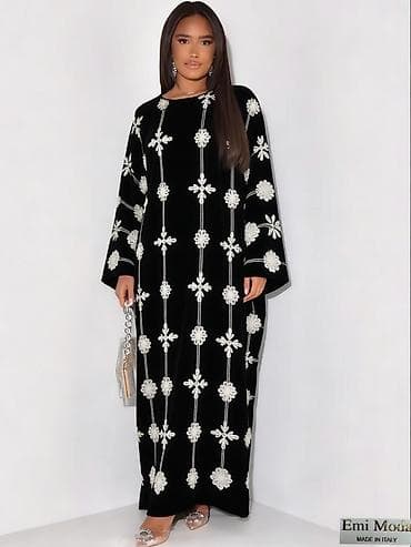 Sakoi: 💫Kaftan maxi haljina – Made in Italy - Kroj: širok, lepršav kaftan — 4