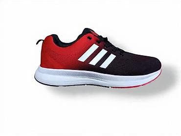 papuce nike: Sportske patike za trčanje – crno/crvene - Gornjište od prozračne — 1