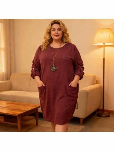 BIG Haljina sa ogrlicom 
Vel odgovara za 3xl 
Cena 2250