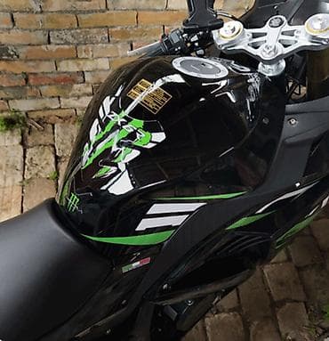 plotna za alfu 90 cena: Kawasaki ZX6R Monster Tank pad - Štitnik rezervoara -2781 Daj svom — 4
