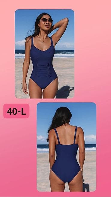 gel stikeri za nokte: Jednodelni ženski kupaći kostim – tamnoplava boja, veličina 40-L. - — 1