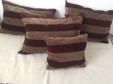 jastuk: Dekorativni jastuk, Sunđer, bоја - Braon — 1