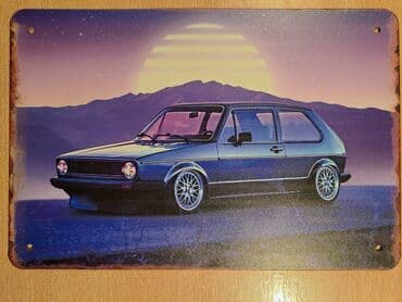 golf 6 gume dimenzije: Dekorativna metalna retro tablica - GOLF Dekorativna metalna retro — 4