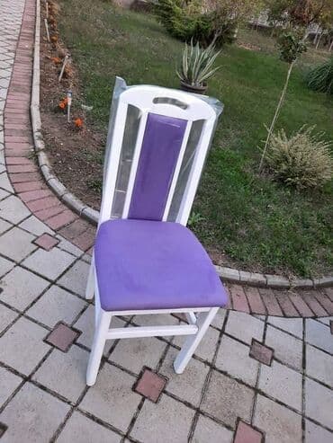 bele stolice: Stolice rupa u hrast braon 30e a bela 32e — 3