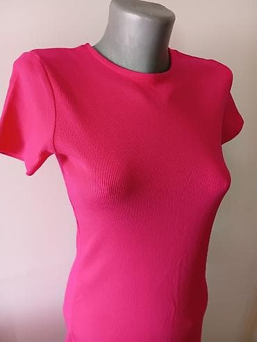 second hand ruma: Sinsay ženska haljina – rib trikotaž, kratki rukav - Model: uska — 3