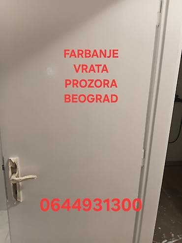 sljokice za farbu: Usluga farbanja vrata i prozora – Beograd - Profesionalno farbanje — 5