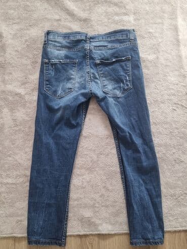 cipele za folklor zenske: Muške skinny farmerke u tamno-plavom denimu sa izbleđenim efektom i — 2