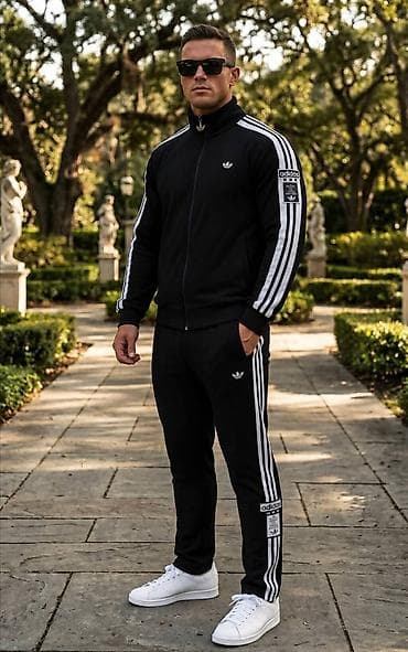 esprit jakna muska: Trenerka Adidas, bоја - Crna — 3