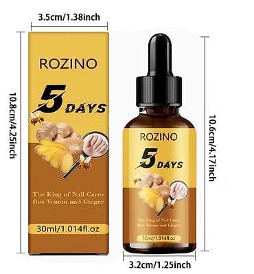 o bag: ROZINO 5 Days – ulje za negu noktiju, 30 ml - Specijalna formula sa — 4