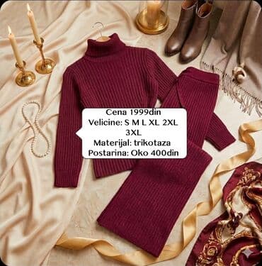 Suknje: Cena 1999din Velicine: S M L XL 2XL 3XL Materijal: trikotaza — 1
