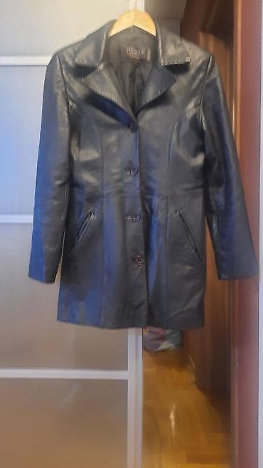 Haljine: Crna kožna jakna S. Odlično očuvana, bez oštećenja — 2