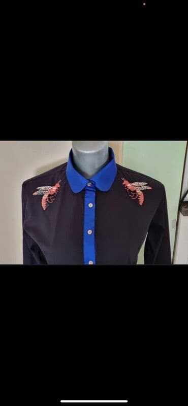 Majice: Košulja Na duge rukave, L (EU 52), Gucci, bоја - Crna, Pamuk — 4