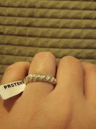 srebrna ogrlica sa krsticem: Women's ring, Material: Silver — 2
