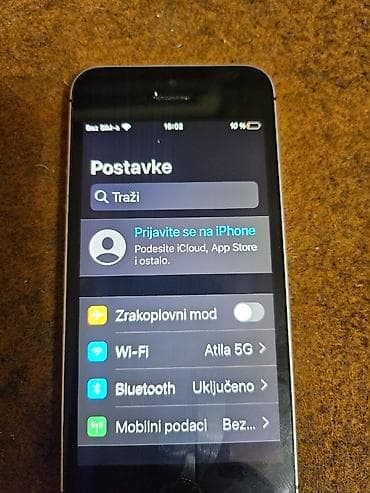 cena blutut slusalice: Apple iPhone SE – 16 GB telefon je potpuno ispravan sim free icloud — 9