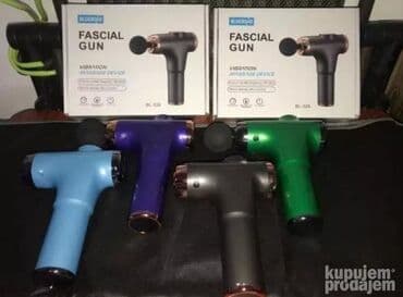 svetlece kapice za biciklu: Fascial gun beli 2999 dinara Podesivo: 6 nivoa vibracija visoke — 1
