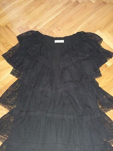 balasevic haljine svecane: L, color - Black, Evening, Short sleeves — 2