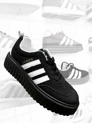 Patike: Uniseks patike inspirisane klasičnim “Samba” stilom, u crno‑beloj — 1