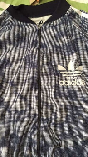 trenerke tek flis: Adidas, L (EU 40), Maskirni, bоја - Siva — 2