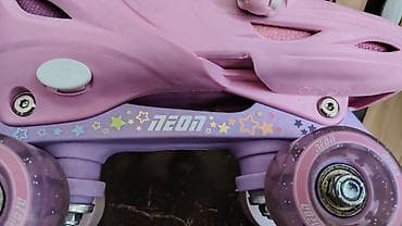 Kids' Clothes: Yvolution roleri neon combo vel 34-37 Koriscene dva puta samo tockici — 8