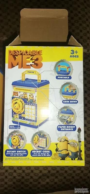 ski pantalone za devojcice: Minions elektronska kasica/sef za decu – Despicable Me 3 motiv - — 5